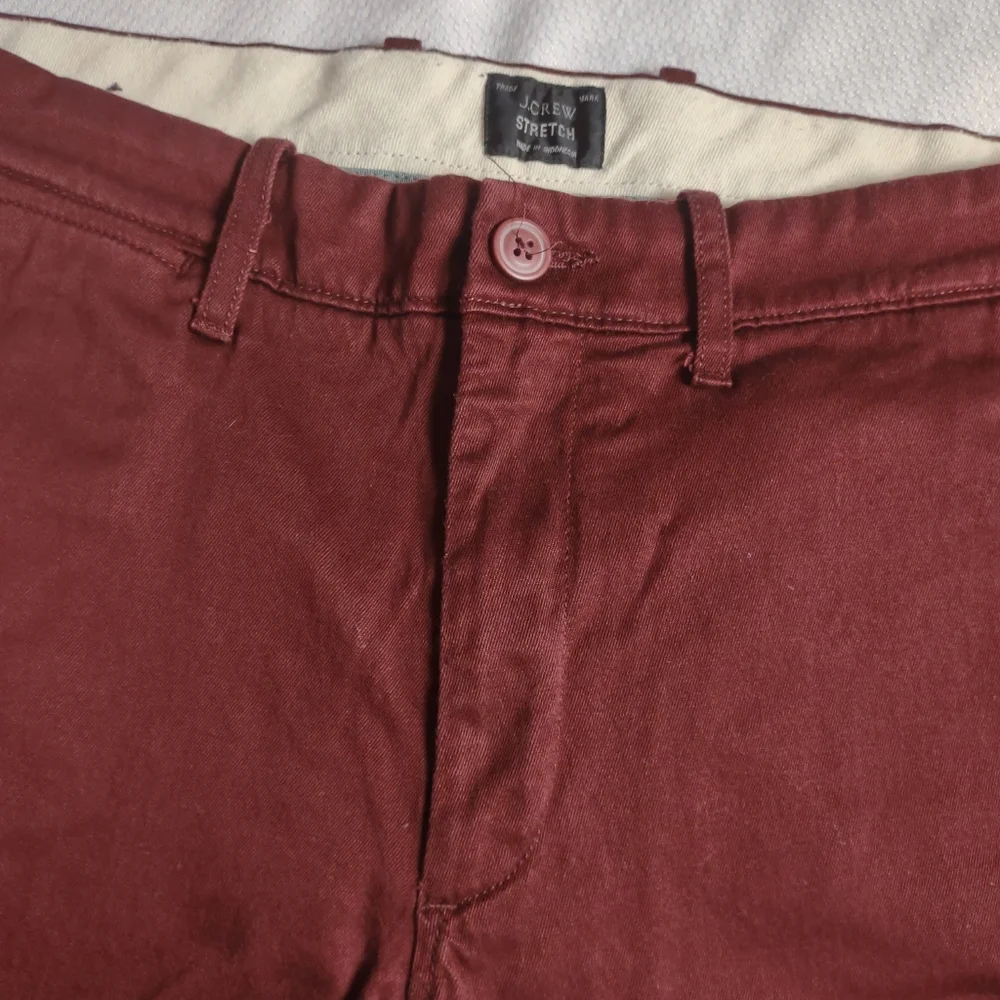 J. Crew Burgundy‎ Stretch Shorts 30x32